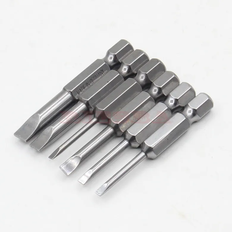 RIESBA 6pcs/lot 50mm 2.0-6.0mm S2 alloy steel Flat Head Slotted Tip Magnetic Slotted Screwdrivers
RIESBA 6pcs/lot 50mm 2.0-6.0mm S2 alloy steel Flat Head Slotted Tip Magnetic Slotted Screwdrivers