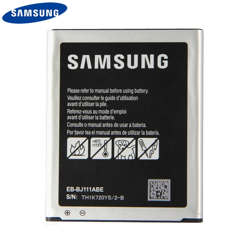 Оригинальная запасная батарея для телефона аккумулятор Samsung Galaxy J1 J Ace J110 EB BJ111ABE