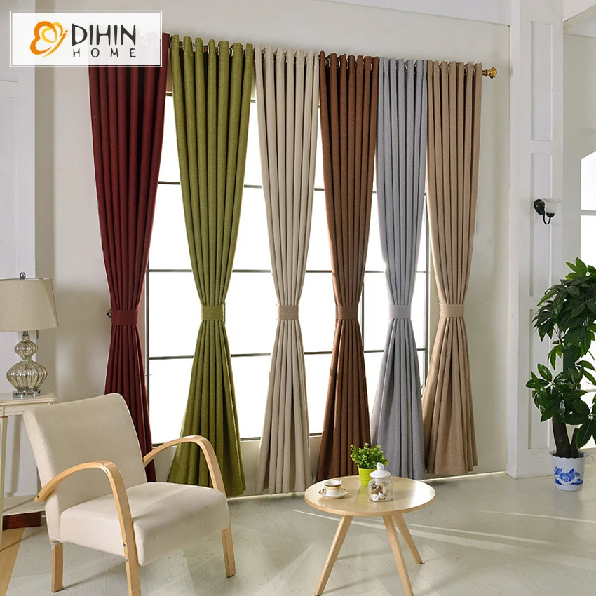 DIHIN 1 PC ready made blackout linen curtains,cotton+linen solid color drapes thicken bedroom cortinas for windows living room
DIHIN 1 PC ready made blackout linen curtains,cotton+linen solid color drapes thicken bedroom cortinas for windows living room