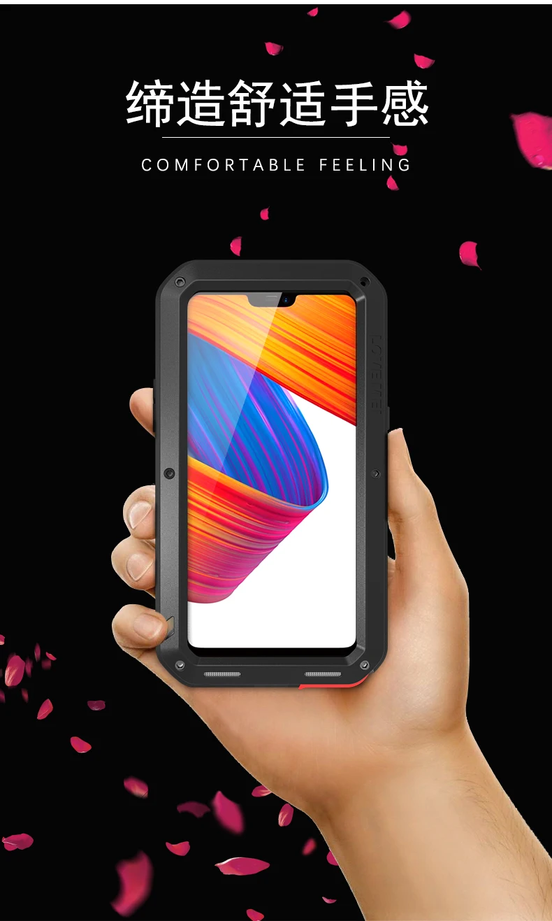 Love Mei Powerful Case For OPPO R15 Dream Mirror Edition 6.28 Waterproof Shockproof Aluminum Case Cover with free Tempered Glass
Love Mei Powerful Case For OPPO R15 Dream Mirror Edition 6.28 Waterproof Shockproof Aluminum Case Cover with free Tempered Glass