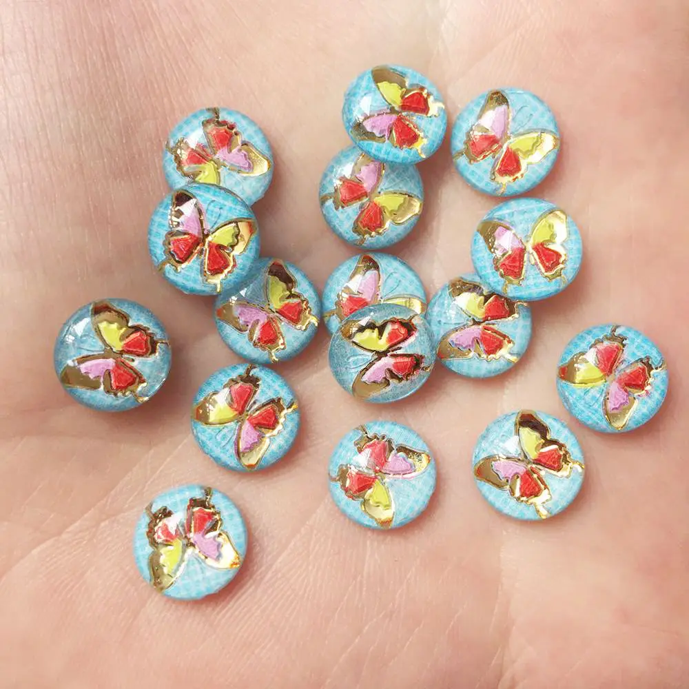 New 80pcs Acrylic 10mm round Delicate butterflies Gem flatback rhinestone scrapbook Ornaments DIY Jewelry Accessories PW39
New 80pcs Acrylic 10mm round Delicate butterflies Gem flatback rhinestone scrapbook Ornaments DIY Jewelry Accessories PW39