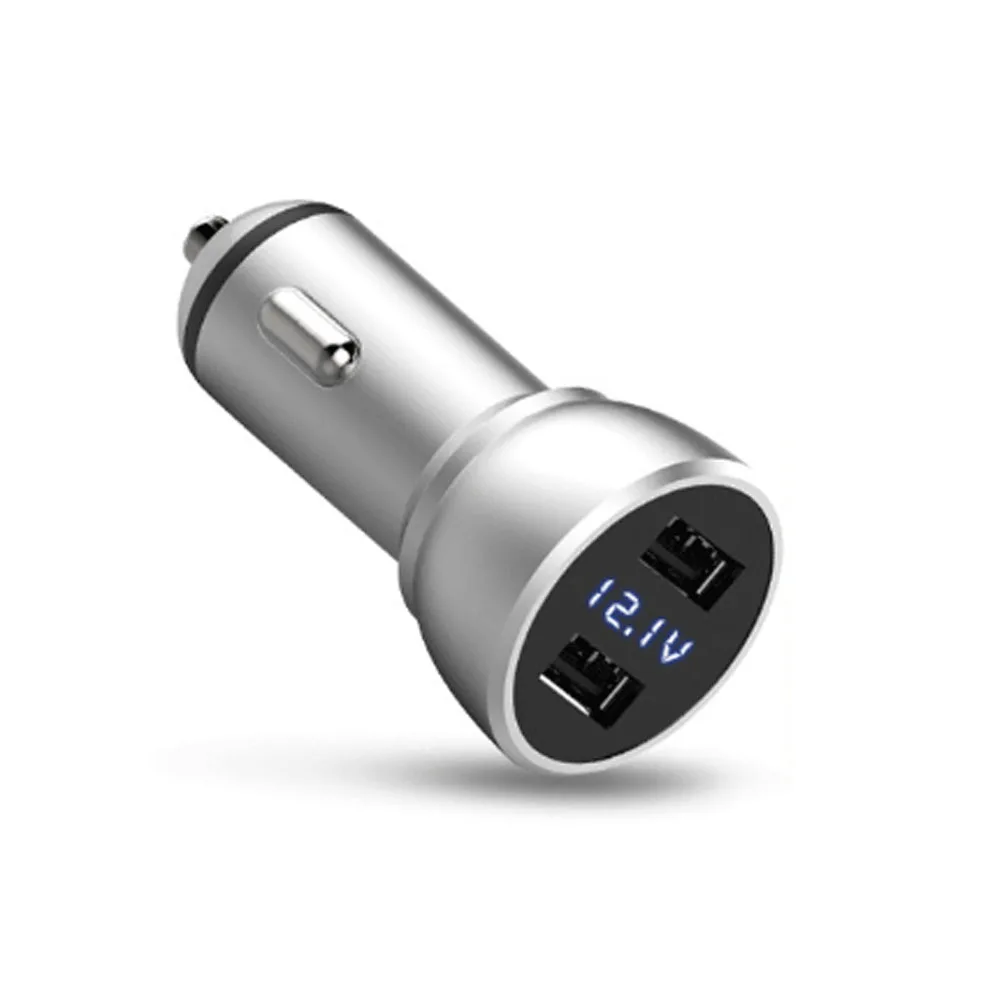 Metal Car-Charger USB Car Charger Adapter Mobile Phone Car USB Charger Auto Charge 2 Port 24W for Samsung iPhone
Metal Car-Charger USB Car Charger Adapter Mobile Phone Car USB Charger Auto Charge 2 Port 24W for Samsung iPhone