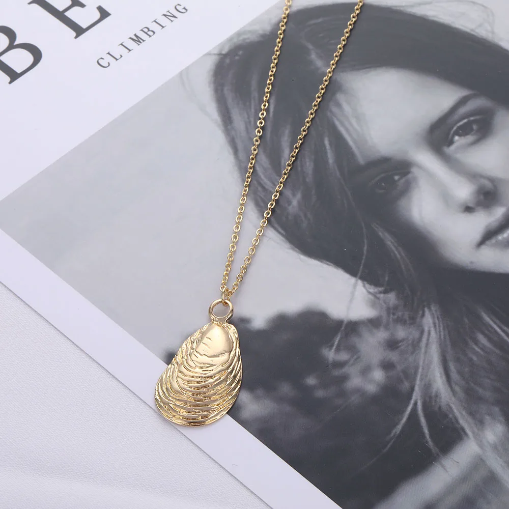 Bohemian necklace ladies necklace pendant necklace marine life vintage gold necklace fashion shell design party gift 2019
Bohemian necklace ladies necklace pendant necklace marine life vintage gold necklace fashion shell design party gift 2019