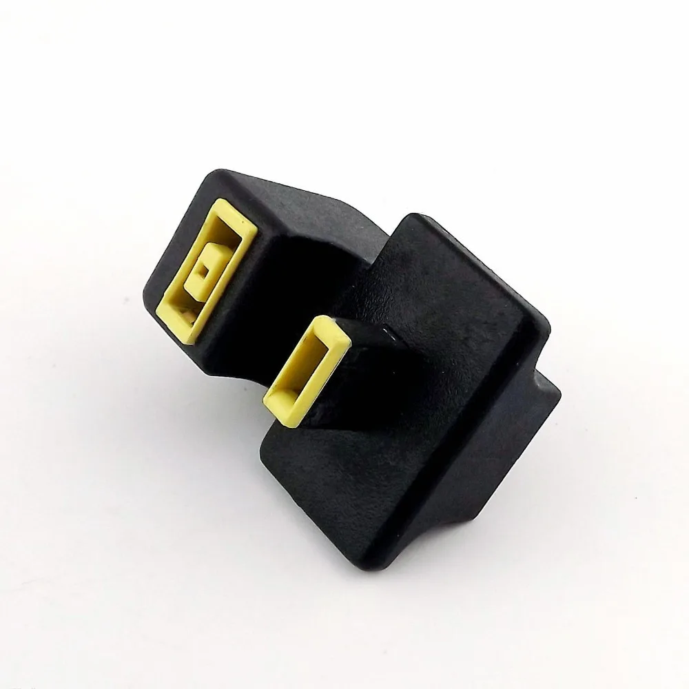 5x 180 Degree Angled Rectangle Port Male to Female Extension Charger Adapter For Lenovo ThinkPad | Электроника