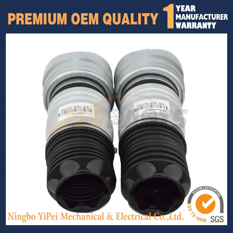 Pair - Air Suspension Spring bag strut For Porsche Panamera 97034305110, 97034305210
Pair - Air Suspension Spring bag strut For Porsche Panamera 97034305110, 97034305210