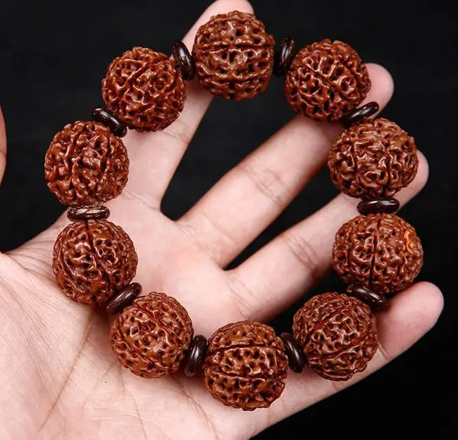 20 мм юбка структурой шести лепестков Rudraksha семена Бодхи Тибетский Буддизм