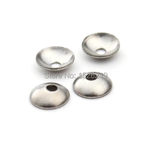 50pcs/lot 3/4/5/6/8mm Silver Tone Stainless Steel Round Bead Caps End Caps Crimp Beads for Jewelry Making Accessories Part F2226 
50pcs/lot 3/4/5/6/8mm Silver Tone Stainless Steel Round Bead Caps End Caps Crimp Beads for Jewelry Making Accessories Part F2226