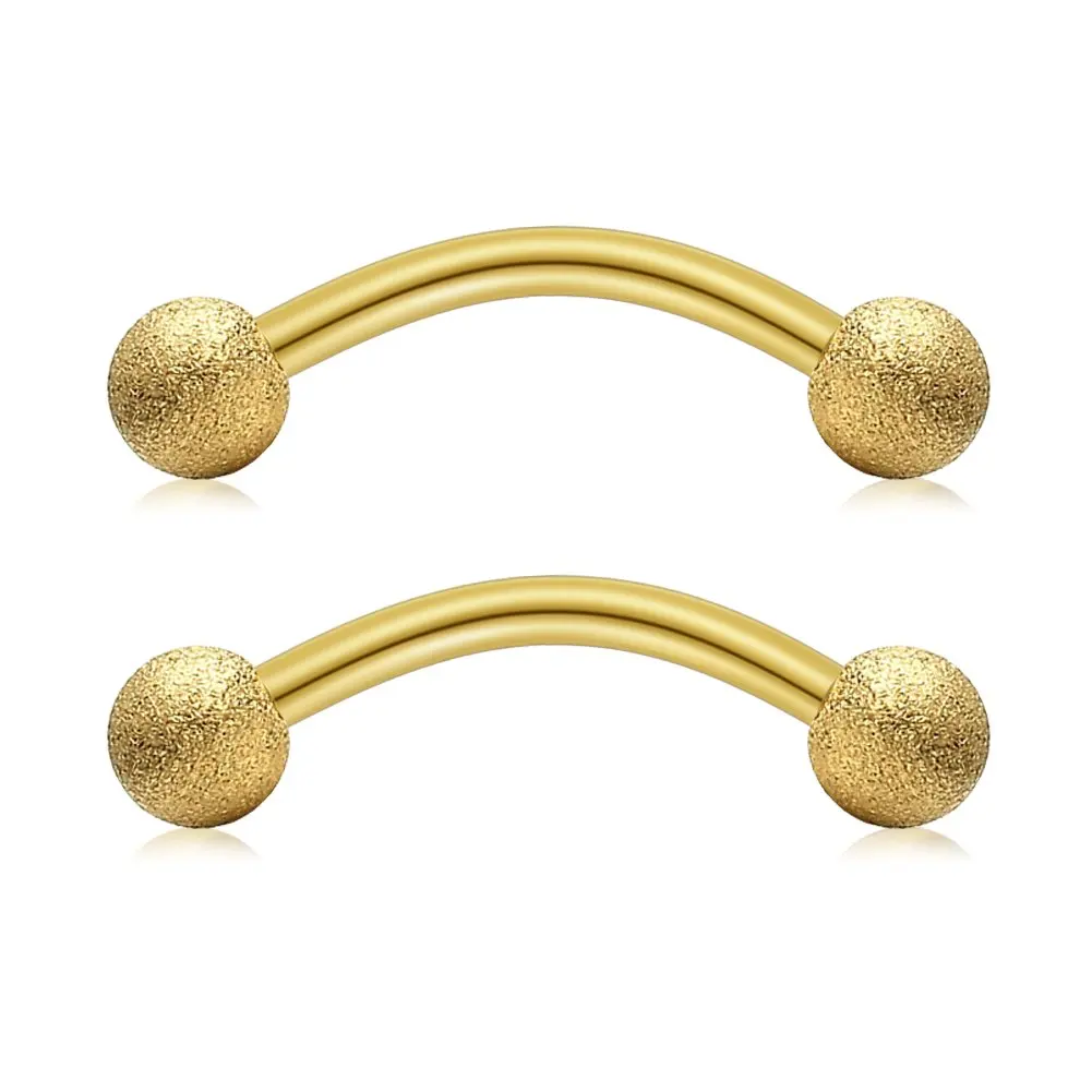 JFORYOU 16G Matte Surface Ball Curved Barbell Eyebrow Piercing Tragus Daith Rook Conch Earring Belly Ring Piercing Jewelry 3/8&q
JFORYOU 16G Matte Surface Ball Curved Barbell Eyebrow Piercing Tragus Daith Rook Conch Earring Belly Ring Piercing Jewelry 3/8&q