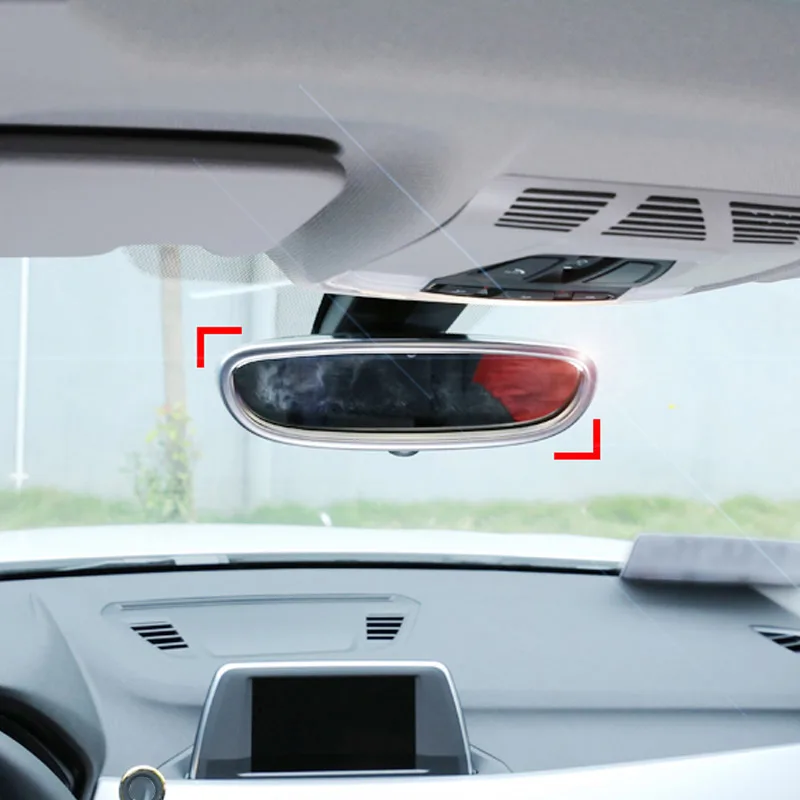 ABS Chrome Interior Rearview Mirror Frame Cover Trim Car Styling Accessories For BMW X1 F48 2016-2019 1 Series F20 2011-2015 1pc
ABS Chrome Interior Rearview Mirror Frame Cover Trim Car Styling Accessories For BMW X1 F48 2016-2019 1 Series F20 2011-2015 1pc