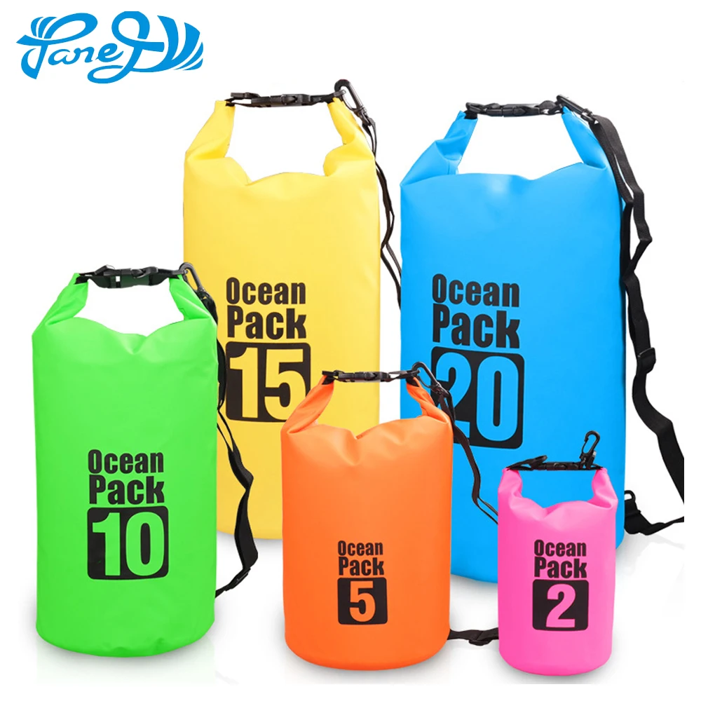 5L 10L 15L портативная водонепроницаемая сумка на плечо для воды 20L хранения сухая
