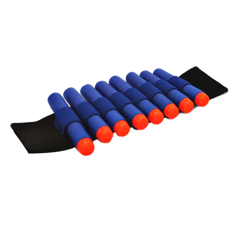 1pc Wrist Band With 10pcs Blue Soft Hollow Hole 7.2cm Refill Darts Toy Gun Bullets for nerf Series Blasters Kids Gift
1pc Wrist Band With 10pcs Blue Soft Hollow Hole 7.2cm Refill Darts Toy Gun Bullets for nerf Series Blasters Kids Gift