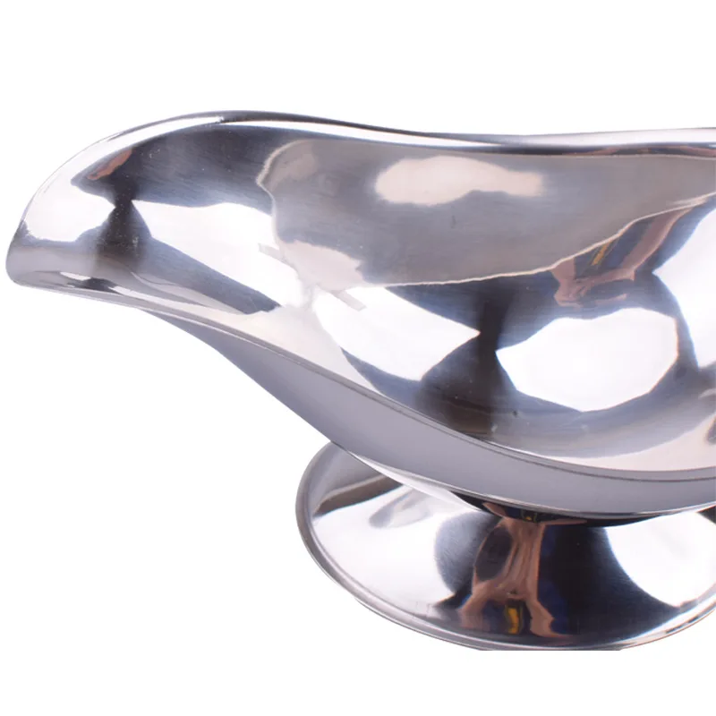 Multifunctional Kitchen Sauce Dish Restaurant Stainless Steel Gravy Boat Steak Sauce Tomato Chili Sauce Gravy Boat Kitchen Tools
Multifunctional Kitchen Sauce Dish Restaurant Stainless Steel Gravy Boat Steak Sauce Tomato Chili Sauce Gravy Boat Kitchen Tools