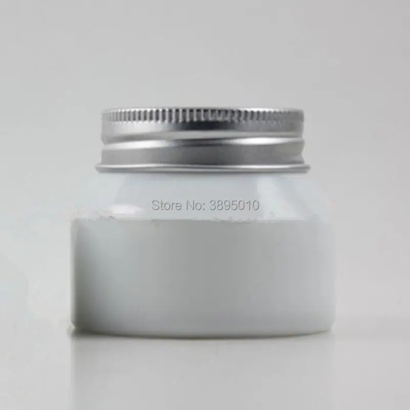 50g original white Glass sloping shoulder jar with silver aluminum lid+white inner lid.cream jar,cosmetic container F957
50g original white Glass sloping shoulder jar with silver aluminum lid+white inner lid.cream jar,cosmetic container F957