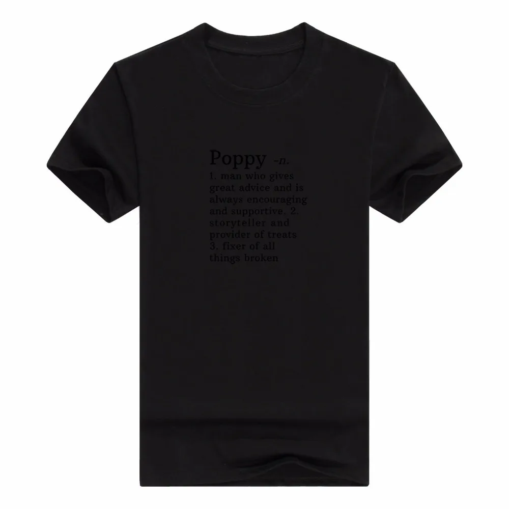 Мак подарки дедушка Poppy определение Футболка мужская|men t-shirt|t-shirt ment-shirt t-shirt |