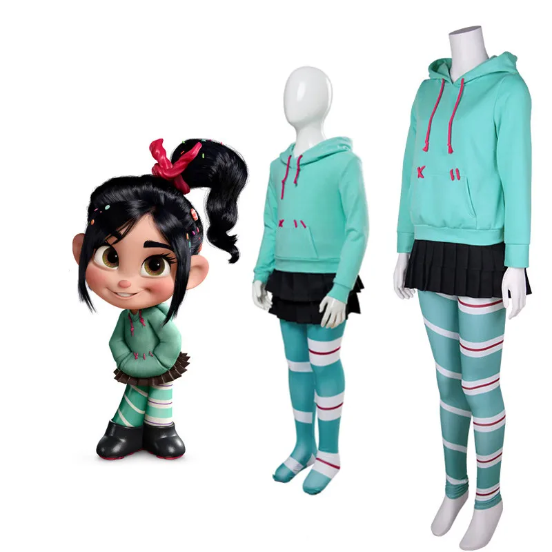 Vanellope Wreck-It Ralph2 Anime Cosplay Vanellope von Schweetz anime hoodies skirt cosplay costume
Vanellope Wreck-It Ralph2 Anime Cosplay Vanellope von Schweetz anime hoodies skirt cosplay costume