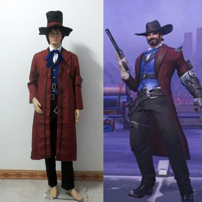 Hot Game OW Cosplay Jesse McCree Cosplay Costume Full Set Halloween Uniform Outfit
Hot Game OW Cosplay Jesse McCree Cosplay Costume Full Set Halloween Uniform Outfit