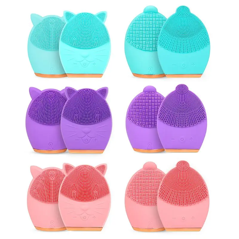 Lovely Silicone Electric Facial Cleansing Brush Face Massager Cleaner Ultrasonic Vibration Skin Care
Lovely Silicone Electric Facial Cleansing Brush Face Massager Cleaner Ultrasonic Vibration Skin Care