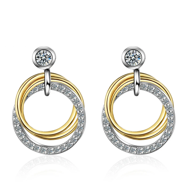 XIYANIKE 925 Sterling Silver Korean Style Double Loop crystal Earrings Creative Ear Hoops Minimalist Fine Jewelry Gift
XIYANIKE 925 Sterling Silver Korean Style Double Loop crystal Earrings Creative Ear Hoops Minimalist Fine Jewelry Gift