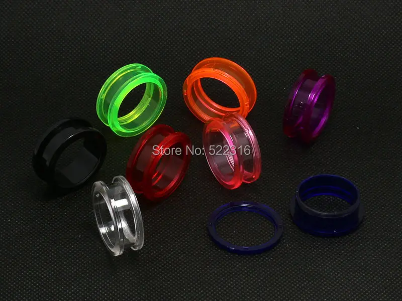 JEWEL wholesale lots mix 8 color 6 size acrylic body jewelry piercing screw ear plug flesh tunnel ear gauges expander stretcher
JEWEL wholesale lots mix 8 color 6 size acrylic body jewelry piercing screw ear plug flesh tunnel ear gauges expander stretcher