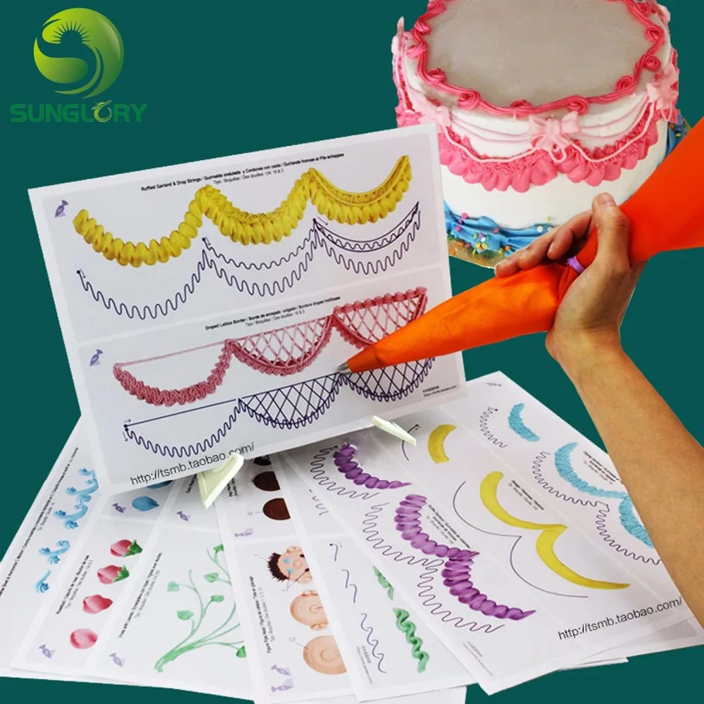Baking Tools 12PCS Piping Cream Decorating Practice Board 23 Pages Icing Pastry Beginner Paper Including 1PC Transparent Plate
Baking Tools 12PCS Piping Cream Decorating Practice Board 23 Pages Icing Pastry Beginner Paper Including 1PC Transparent Plate