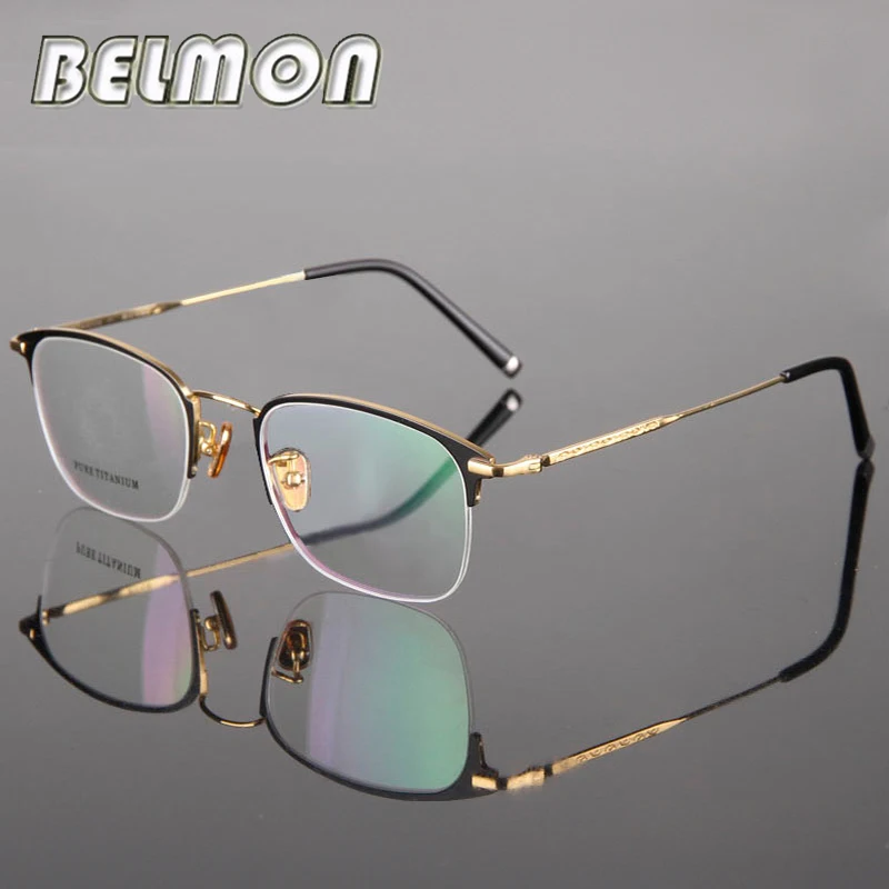 Pure Titanium Spectacle Frame Women Eyeglasses Men Computer Optical Prescription Eye Glasses For Female Male Clear Lens RS322
Pure Titanium Spectacle Frame Women Eyeglasses Men Computer Optical Prescription Eye Glasses For Female Male Clear Lens RS322