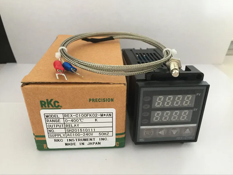 100pcs Dual Digital RKC PID Temperature Controller REX-C100 with K thermocouple, Relay Output
100pcs Dual Digital RKC PID Temperature Controller REX-C100 with K thermocouple, Relay Output