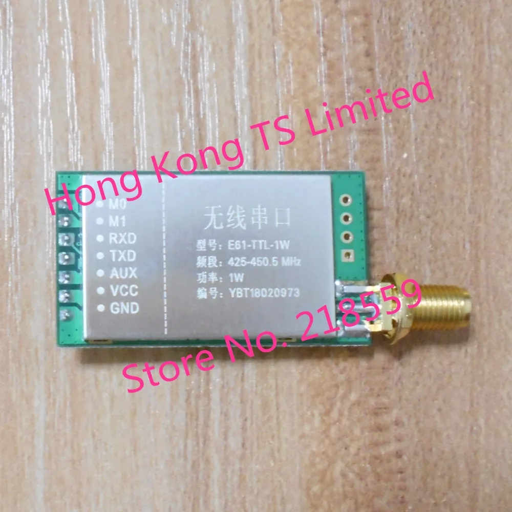 E61-433T30D 433MHz беспроводной приемопередатчик дальнего действия радиочастотный модуль UART E61(433T30D)
E61-433T30D 433MHz беспроводной приемопередатчик дальнего действия радиочастотный модуль UART E61(433T30D)