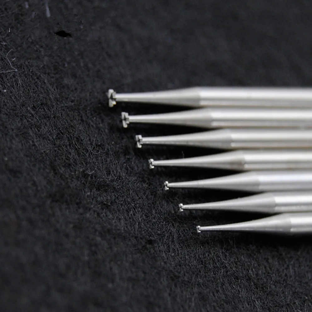 5 pcs /lot High-carbon steel 2.35mm shank rotary tools drill bits 0.6-1.8mm carving wood jewelry micro-tooth milling machine
5 pcs /lot High-carbon steel 2.35mm shank rotary tools drill bits 0.6-1.8mm carving wood jewelry micro-tooth milling machine