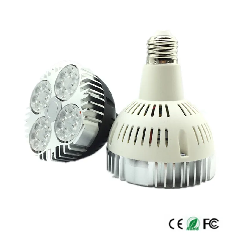 E26/E27 PAR30 35 Вт Светодиодная лампа Светодиодный прожектор AC110V 240V LED par Lampara для