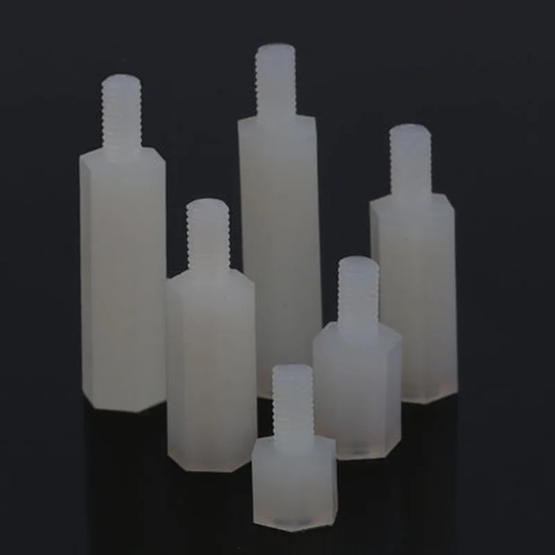 20pcs M2 Hexagonal nylon column Single head isolation columns Plastic support spacer 5mm-20mm Length
20pcs M2 Hexagonal nylon column Single head isolation columns Plastic support spacer 5mm-20mm Length