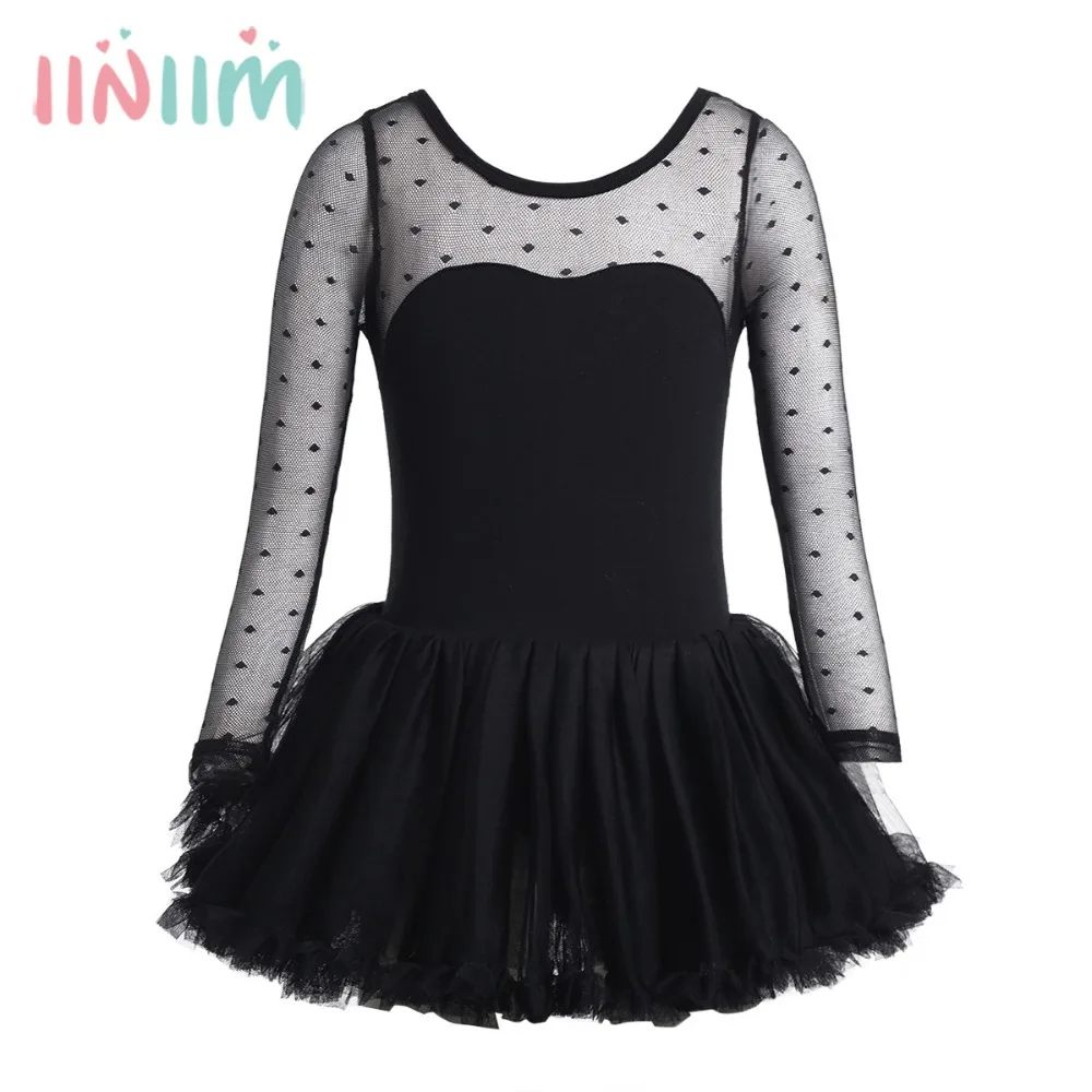 Teen Girls Ballet Tutu Dress Cotton Polka Dots Mesh Long Sleeves Ballet Dancer Leotard Dress Performance Costumes Fancy Dress
Teen Girls Ballet Tutu Dress Cotton Polka Dots Mesh Long Sleeves Ballet Dancer Leotard Dress Performance Costumes Fancy Dress