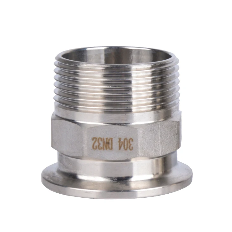 304 Stainless Steel Sanitary Male NPT Threaded Ferrule Pipe Fitting Tri Clamp Type 1/2" 3/4" 1" 1-1/4" 1-1/2" 2"
304 Stainless Steel Sanitary Male NPT Threaded Ferrule Pipe Fitting Tri Clamp Type 1/2" 3/4" 1" 1-1/4" 1-1/2" 2"