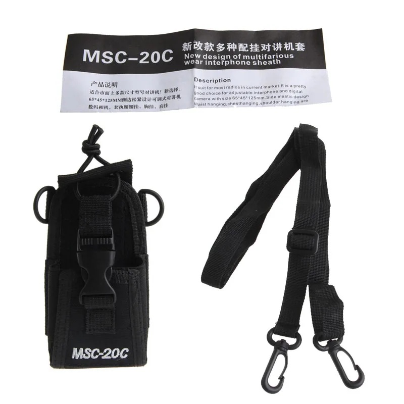 Free shipping MSC-20C Nylon Radio Case Bag Holder Pouch For Baofeng UV-B5 UV82 UV8 D GT-3 UV5R
Free shipping MSC-20C Nylon Radio Case Bag Holder Pouch For Baofeng UV-B5 UV82 UV8 D GT-3 UV5R