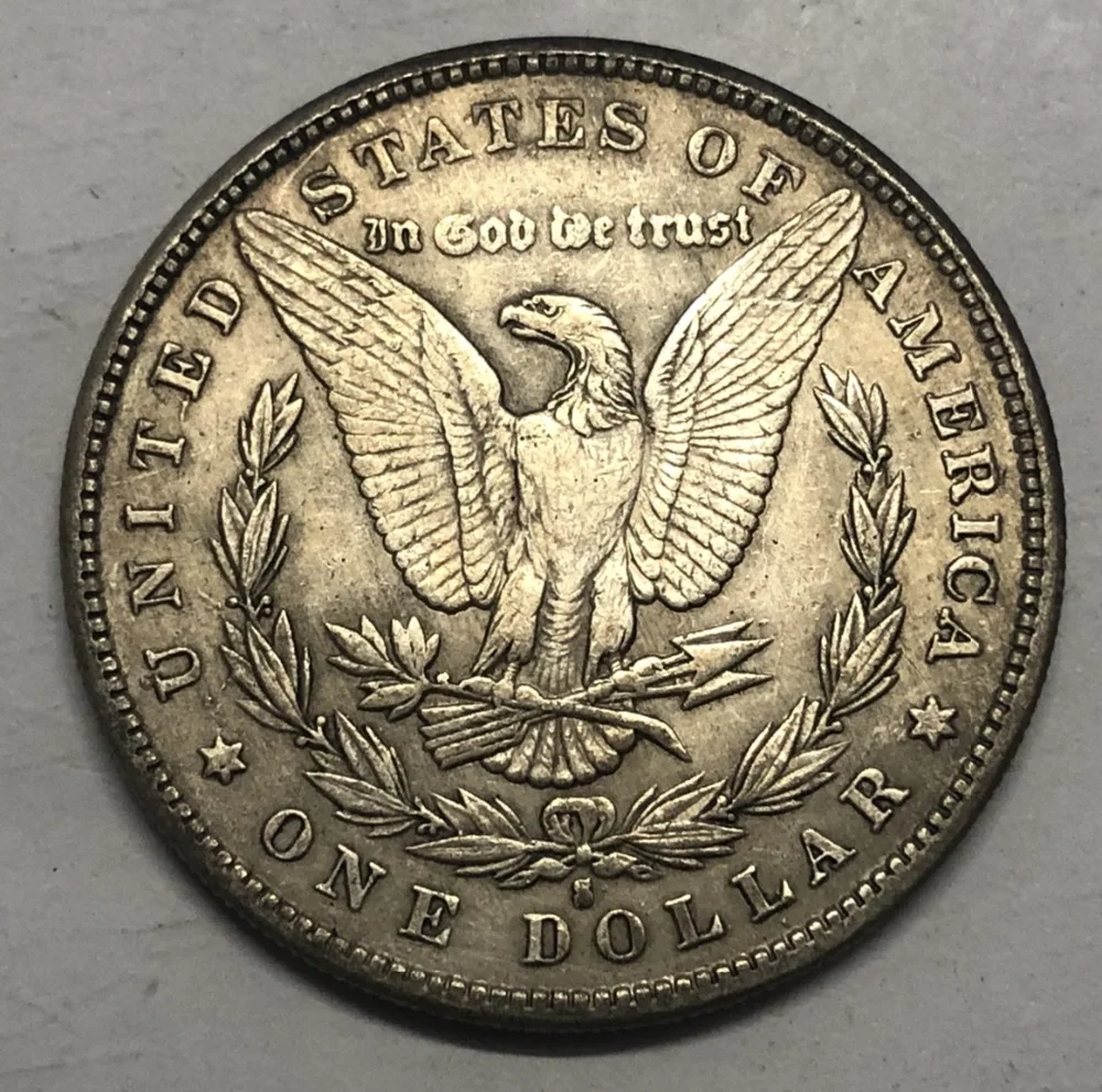 1896 ( P.S.O) United States Morgan One Dollar Silver Plated Copy Coin ( Choose any one mint)
1896 ( P.S.O) United States Morgan One Dollar Silver Plated Copy Coin ( Choose any one mint)