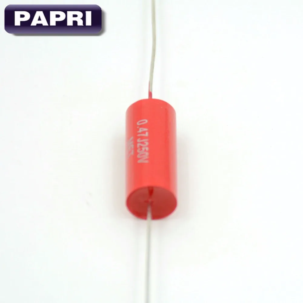 PAPRI 10PCS 250V 0.47J Axial Audio MKP Capacitor Polypropylene Capacitor NON-Polarized Capacitor For Tube Guitar Amplifier
PAPRI 10PCS 250V 0.47J Axial Audio MKP Capacitor Polypropylene Capacitor NON-Polarized Capacitor For Tube Guitar Amplifier