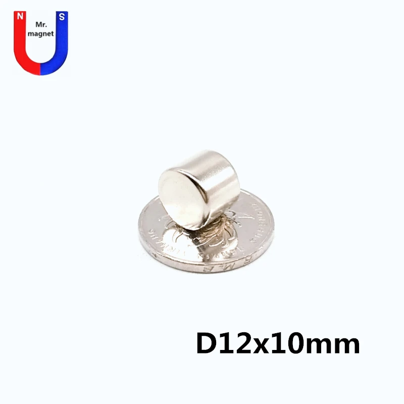 10/50/200pcs 12x10 mm magnet bar neodymium 12*10 super strong rare earth NdFeB 12X10 magnet cylinder permanent magnets Hardware
10/50/200pcs 12x10 mm magnet bar neodymium 12*10 super strong rare earth NdFeB 12X10 magnet cylinder permanent magnets Hardware