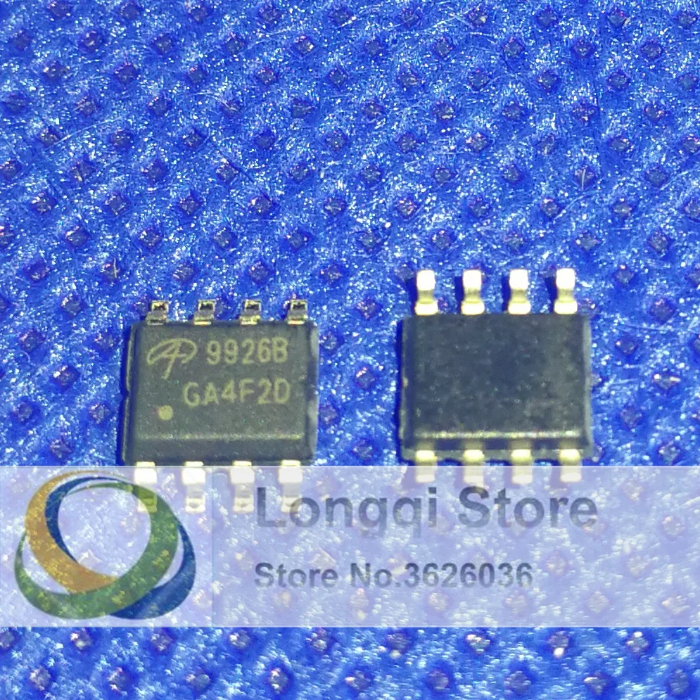 10PCS AO9926B AO9926 9926B SOIC-8 SOP-8 Dual N-Channel Enhancement Mode Field Effect Transistor 2N-CH 20V 7.6A
10PCS AO9926B AO9926 9926B SOIC-8 SOP-8 Dual N-Channel Enhancement Mode Field Effect Transistor 2N-CH 20V 7.6A