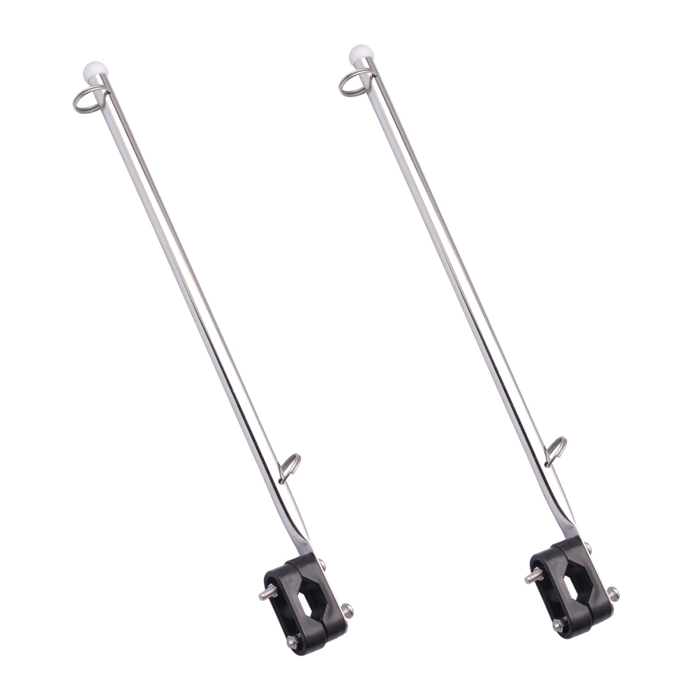 2 pieces marine-made Stainless Steel Rail Mount Boat Pulpit Staff (7/8" - 1 1/4") , boat yacht marine flagpole
2 pieces marine-made Stainless Steel Rail Mount Boat Pulpit Staff (7/8" - 1 1/4") , boat yacht marine flagpole