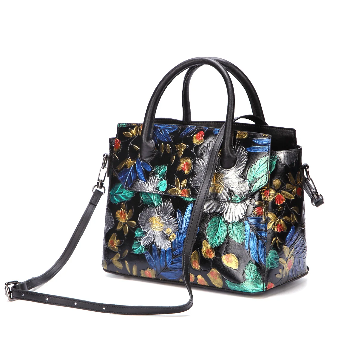 Women Shoulder Messenger Crossbody Tote Bag Handbag Brush Color Floral High Quality Genuine Embossed Leather Top Handle Bags
Women Shoulder Messenger Crossbody Tote Bag Handbag Brush Color Floral High Quality Genuine Embossed Leather Top Handle Bags