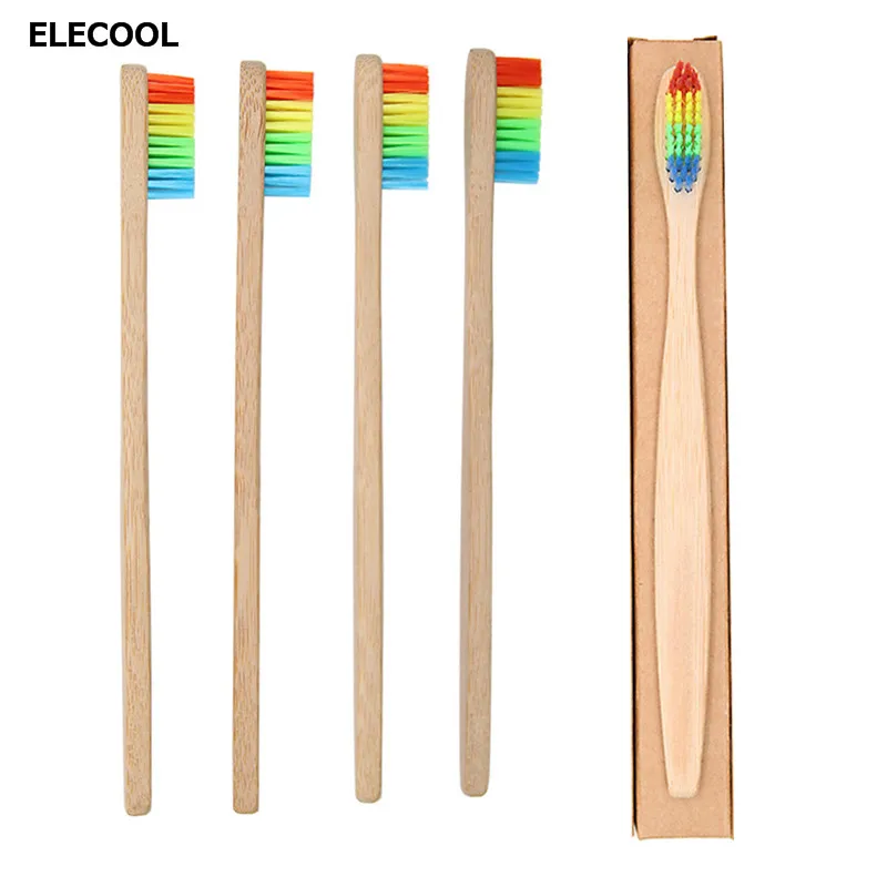 2 Pcs Drop Ship Environmental Protection Soft Rainbow Color Bristle Bamboo Wooden Handle Toothbrush Teeth Cleaning brush Tool
2 Pcs Drop Ship Environmental Protection Soft Rainbow Color Bristle Bamboo Wooden Handle Toothbrush Teeth Cleaning brush Tool