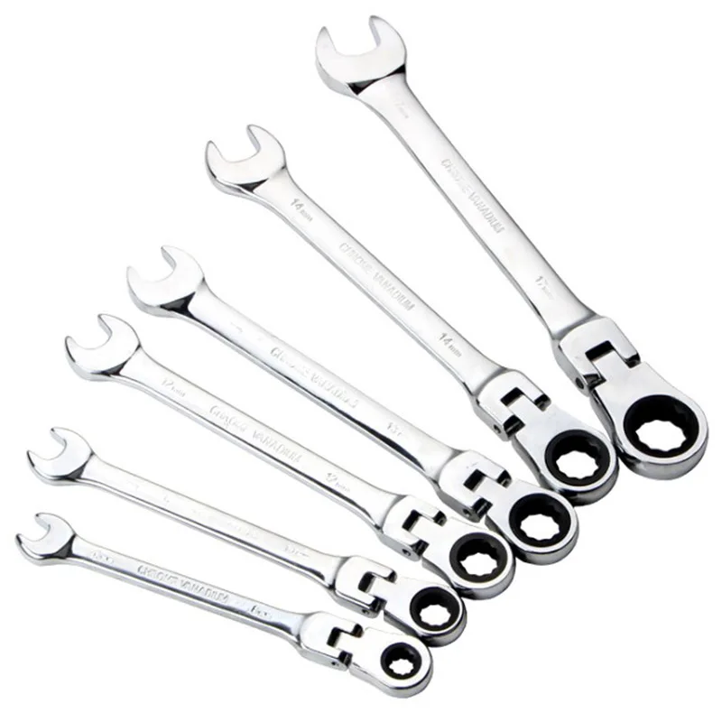 CNIM Hot 6 Pcs Multi Use Two Head Activity Ratchet Gear Wrench Set Flexible Open End Wrenches Repair Tools To Bike Torque Wren
CNIM Hot 6 Pcs Multi Use Two Head Activity Ratchet Gear Wrench Set Flexible Open End Wrenches Repair Tools To Bike Torque Wren