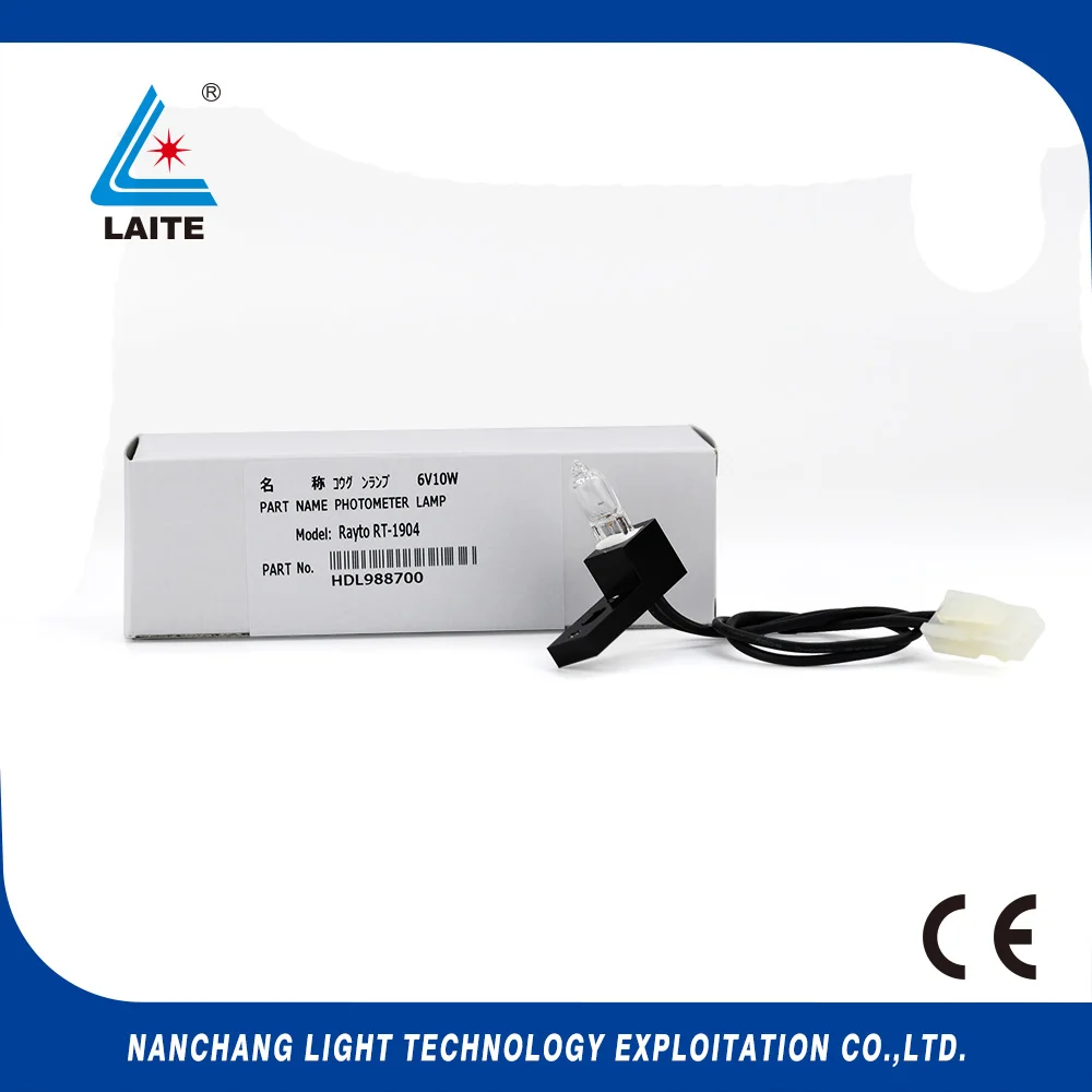 Rayto semi-auto ananlzer biochemical lamp RT-1904C 9000 9100 9200 6V10W free shipping-10pcs
Rayto semi-auto ananlzer biochemical lamp RT-1904C 9000 9100 9200 6V10W free shipping-10pcs