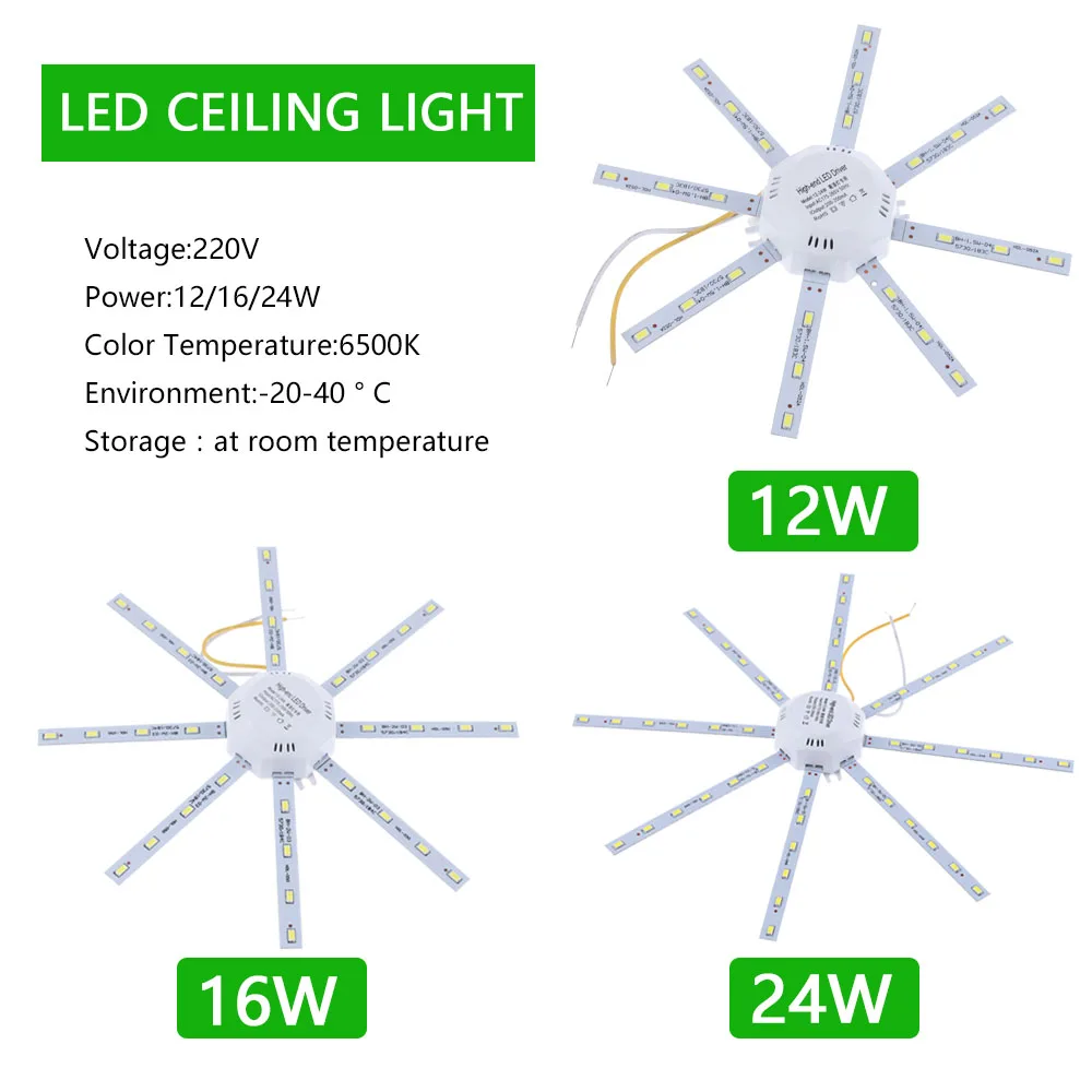 1Pcs LED Ceiling Lamp 220v LED Light board DIY 5730SMD 12W/16W/24W High Bright White Octopus Round Kitchen Bedroom Light
1Pcs LED Ceiling Lamp 220v LED Light board DIY 5730SMD 12W/16W/24W High Bright White Octopus Round Kitchen Bedroom Light