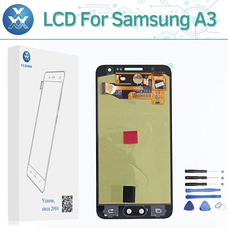 Оригинальная Высокое ЖК дисплей Экран для samsung Galaxy A3 2015 A300 A3000 SM A300F A300M Дисплей с