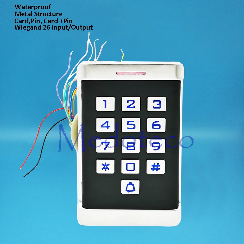 IP68 Waterproof Metal Press Keypad Smart 125khz Rfid Door Access Control System Metal Shell Access Control Door Opener
IP68 Waterproof Metal Press Keypad Smart 125khz Rfid Door Access Control System Metal Shell Access Control Door Opener