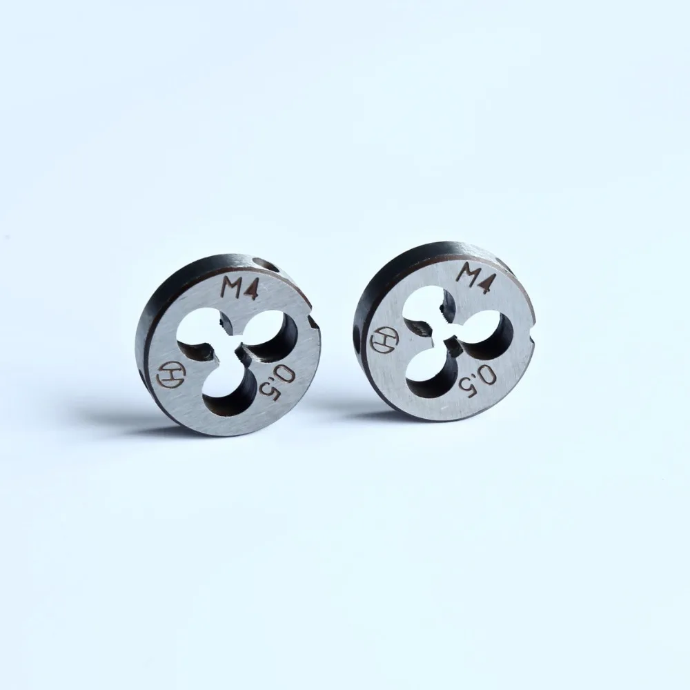 Free shipping 2PCS Non-standard small pitch Metric Die M4 pitch 0.5 or 0.7 round Die Threading Tools thread Maker for DIY maker
Free shipping 2PCS Non-standard small pitch Metric Die M4 pitch 0.5 or 0.7 round Die Threading Tools thread Maker for DIY maker