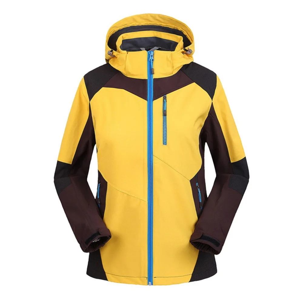 Spring Autumn Women's Softshell Hooded Jackets Coat Windproof Waterproof Zipper Pockets Casual Female Clothing
Spring Autumn Women's Softshell Hooded Jackets Coat Windproof Waterproof Zipper Pockets Casual Female Clothing