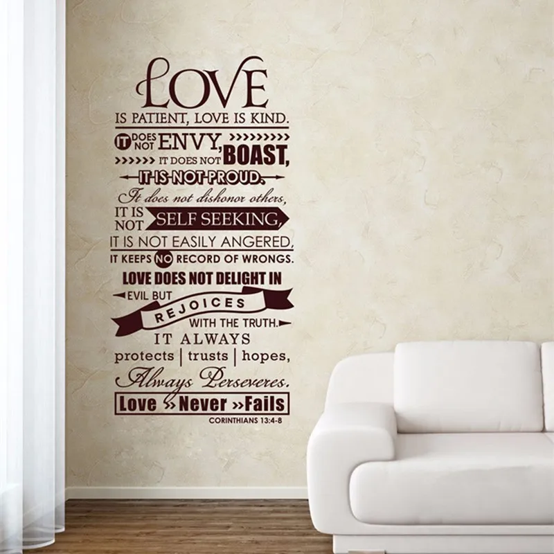 Love Family Text Motto Quote wall sticker Living room Bedroom Home Decoration Vinyl Poster Applique JG3976
Love Family Text Motto Quote wall sticker Living room Bedroom Home Decoration Vinyl Poster Applique JG3976