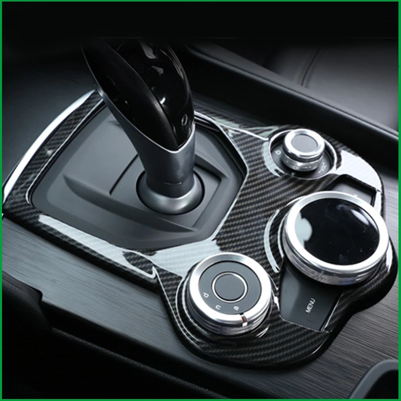 For Alfa Romeo Giulia Stelvio 2016 2017 2018 ABS Carbon Print Gear Panel Center Console Decoration Frame Cover Sticker Trim
For Alfa Romeo Giulia Stelvio 2016 2017 2018 ABS Carbon Print Gear Panel Center Console Decoration Frame Cover Sticker Trim