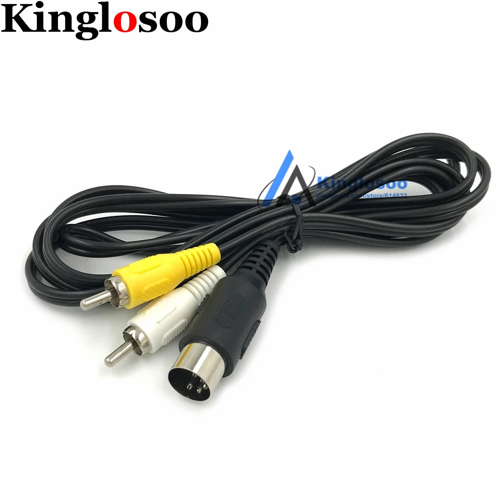 10 шт. высококачественный кабель A/V для SEGA MASTER SYSTEM 1 & MEGADRIVE TV / AV RCA video Cable/lead|Кабели| |